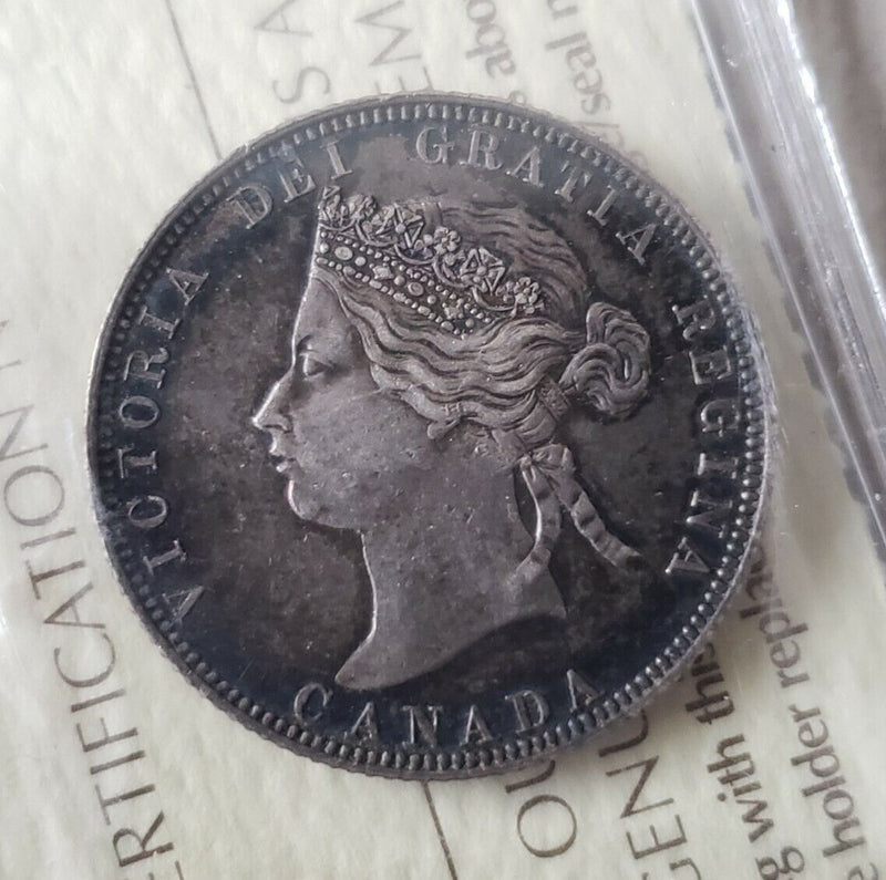 1870 25 Cent | ICCS AU-55 | Beautiful Toning Contrast