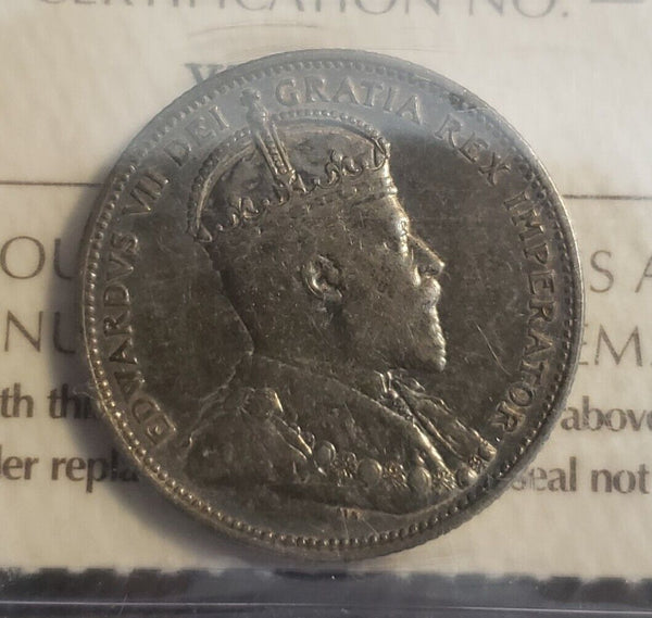 1902H 25 Cent - ICCS EF-40 | Nice!