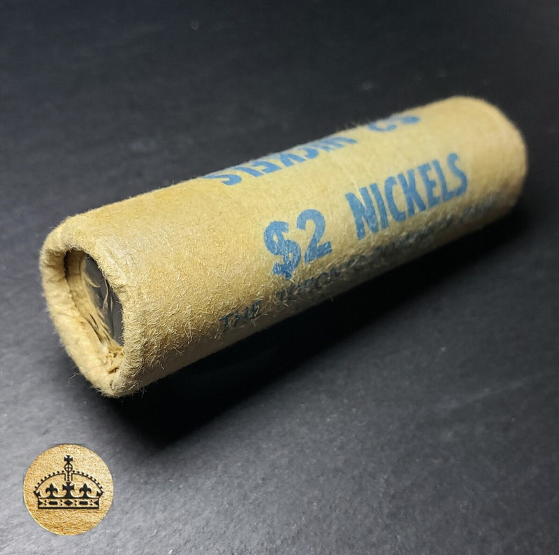 1967 5 Cent Roll | OBW Sealed | 40 Rabbit Nickels