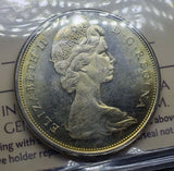 1965 50 Cent Coin | Iccs Graded MS64 Cameo | Beautiful Gold Tone