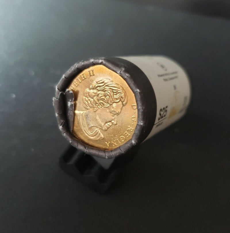 2006 $1 Dollar Roll | Olympic Lucky Loonie | 25 Coins Obw