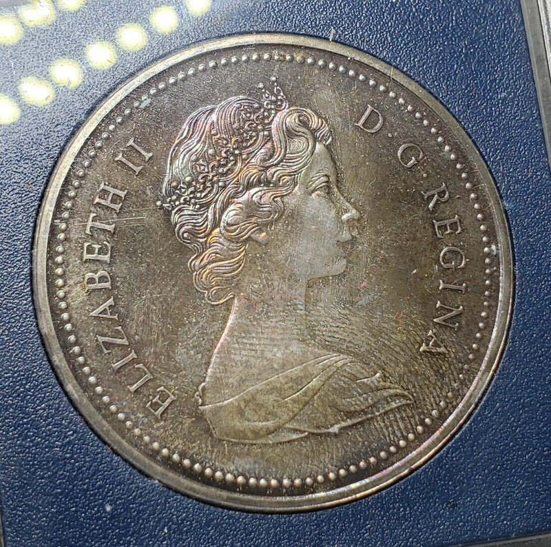 1972 Silver $1 Dollar | .500 Silver | Great obverse toning!