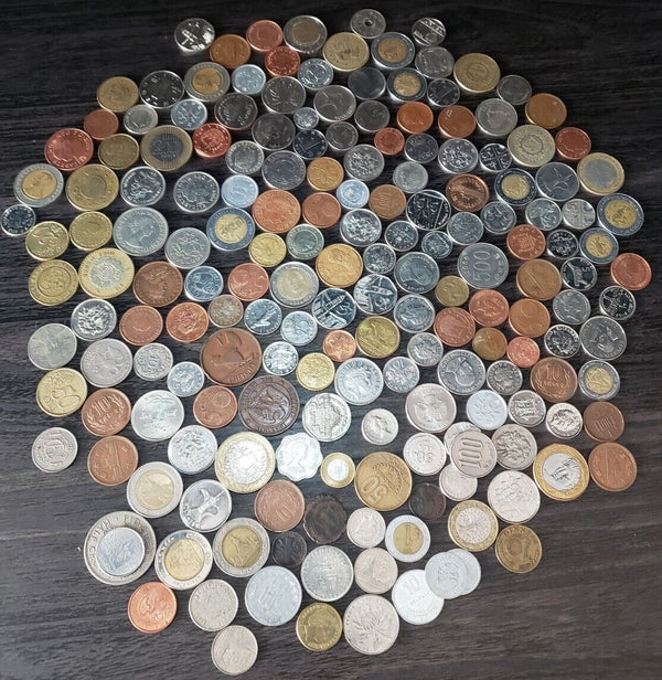 World Coin Lot | 175+ Pieces | Various Countries