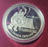 1997 $1 Silver Dollar coin | .925 Sterling | 1972 U.S.S.R Hockey